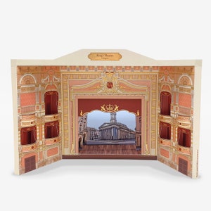 King's Theater, Glasgow - Schneiden und bauen Sie Ihr eigenes Miniaturtheater Modell Kit