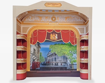 Royal Opera House, London - Cut Out and Build your own Miniature Theatre Model Kit