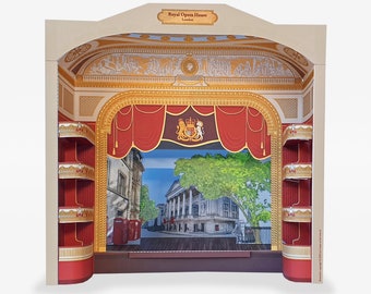 Royal Opera House, Londen: knip en bouw je eigen miniatuurtheatermodel