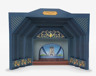 Trafalgar Theatre, London - Cut Out and Build your own Miniature Theatre Model Kit