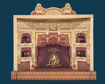 Slot together Palace Theatre of Varieties with script, characters and scenes - no cutting or gluing required!