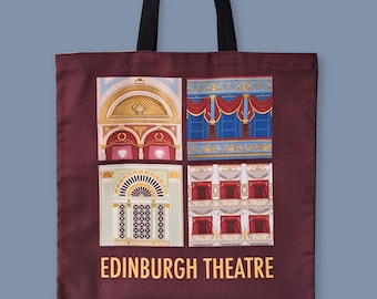 Edinburgh Tote Bag for Theatre Lovers