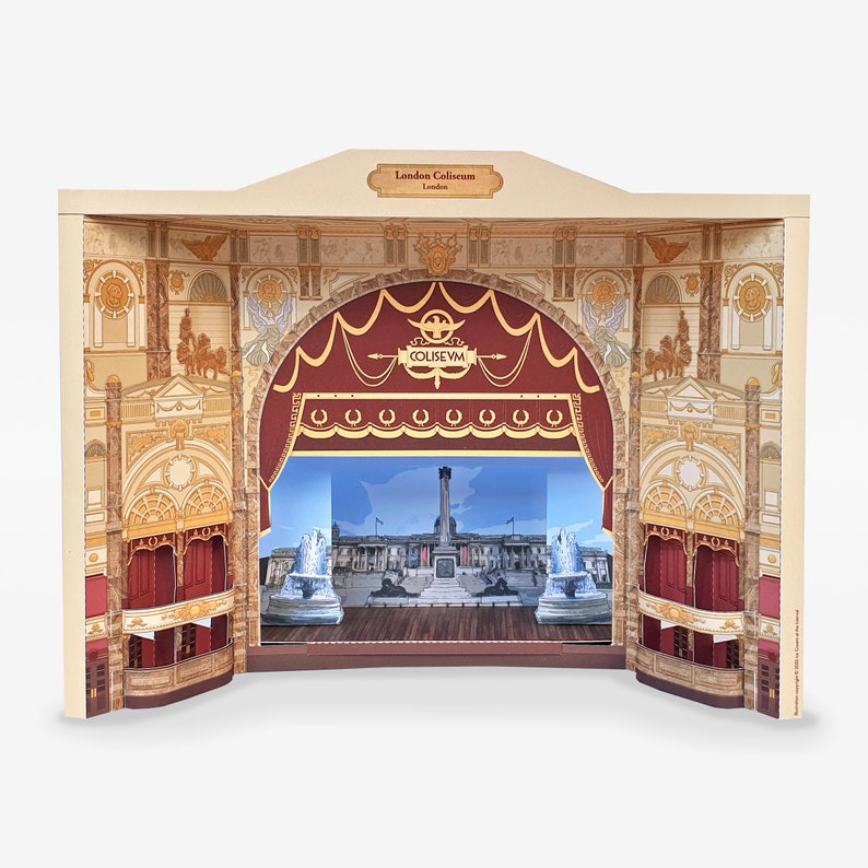 London Coliseum - Cut Out and Build your own Miniature Theatre Model Kit 