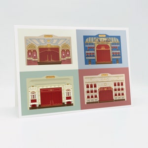 Tarjeta de felicitación A6, Teatro de Edimburgo