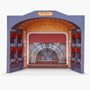 Palace Theater, London - Schneiden Sie und bauen Sie Ihr eigenes Miniaturtheater Modell Kit
