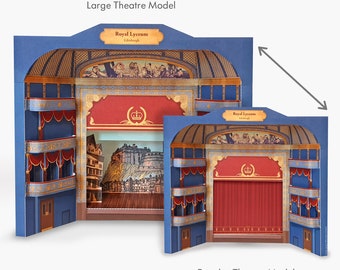 Royal Lyceum Theatre, Edinburgh - (Large) Cut Out and Build your own Miniature Theatre Model Kit