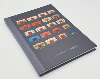 London Theatre Notebook | A5 Ruled | 128 pages | Hardback Notebook