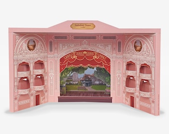 Shaftesbury Theatre, Londen: knip en bouw je eigen miniatuurtheatermodel