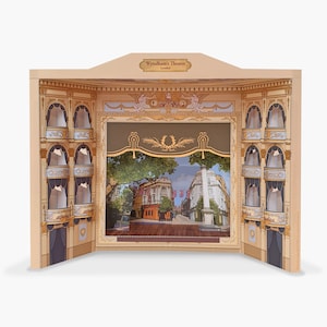 Wyndham’s Theater, London - Schneiden Sie und bauen Sie Ihr eigenes Miniatur-Theater Model Kit
