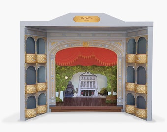 Old Vic Theatre, London - Cut Out and Build your own Miniature Theatre Model Kit