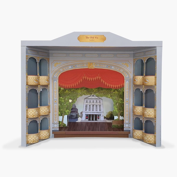 Old Vic Theatre, Londres: recorta y construye tu propio kit de modelo de teatro en miniatura