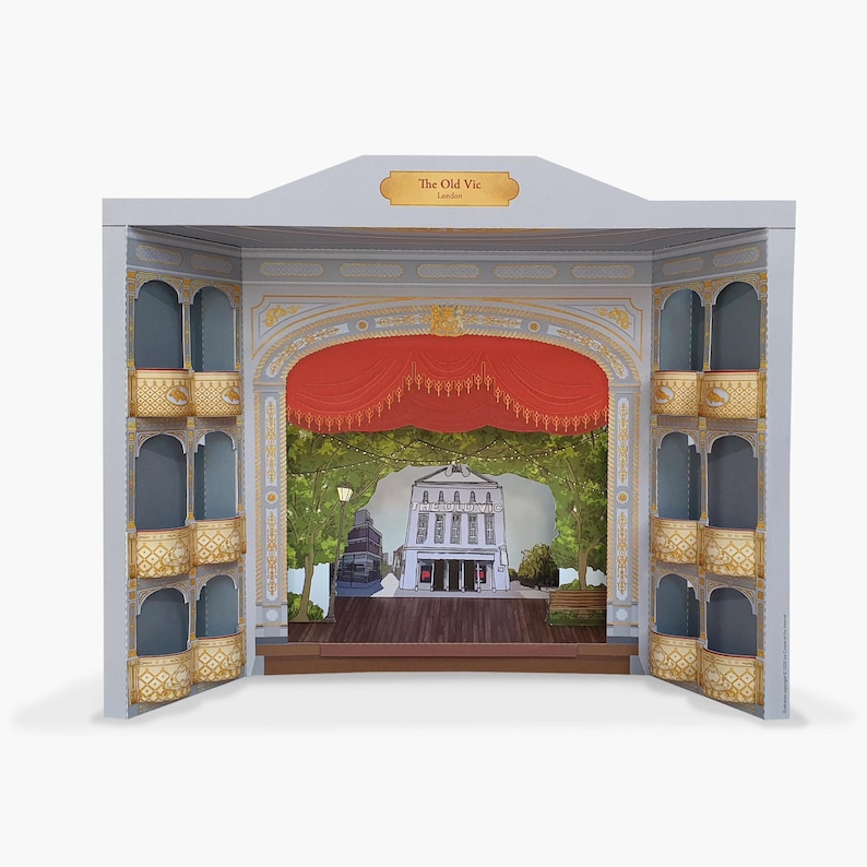 Old Vic Theatre, London - Cut Out and Build your own Miniature Theatre Model Kit 