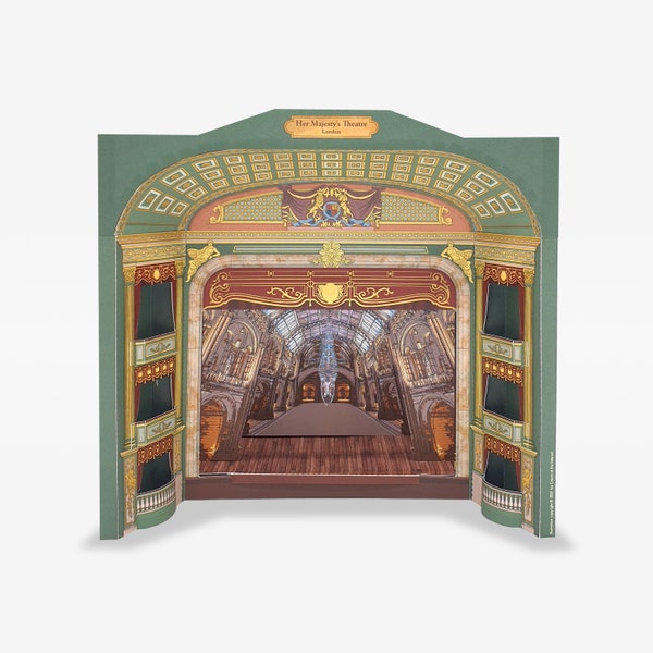 Her Majesty's Theatre, London - Cut Out and Build your own Miniature Theatre Model Kit