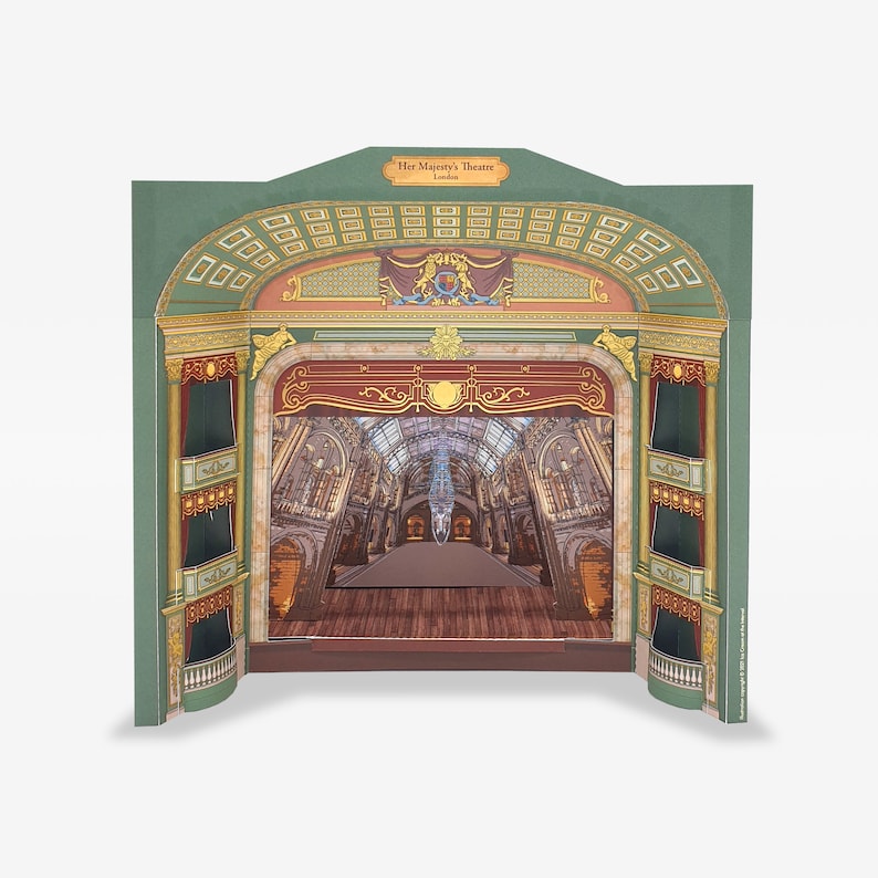 Her Majesty's Theatre, London - Cut Out and Build your own Miniature Theatre Model Kit 