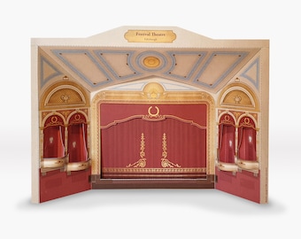 Festival Theatre, Edinburgh - Cut Out and Build your own Miniature Theatre Model Kit