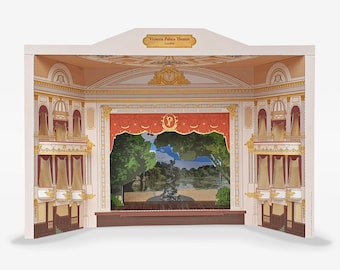 Victoria Palace Theatre, London - Cut Out and Build your own Miniature Theatre Model Kit