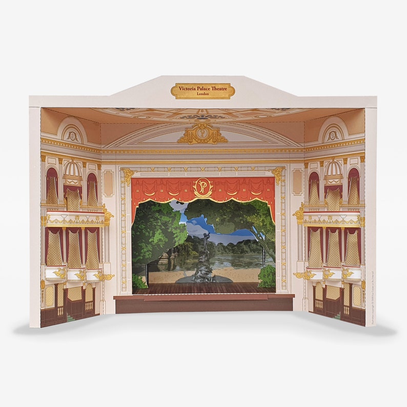 Victoria Palace Theatre, London - Cut Out and Build your own Miniature Theatre Model Kit 