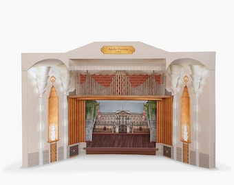 Apollo Victoria Theatre, London - Cut Out and Build your own Miniature Theatre Model Kit