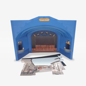 Cambridge Theatre, London Cut Out and Build your own Miniature Theatre Model Kit image 4