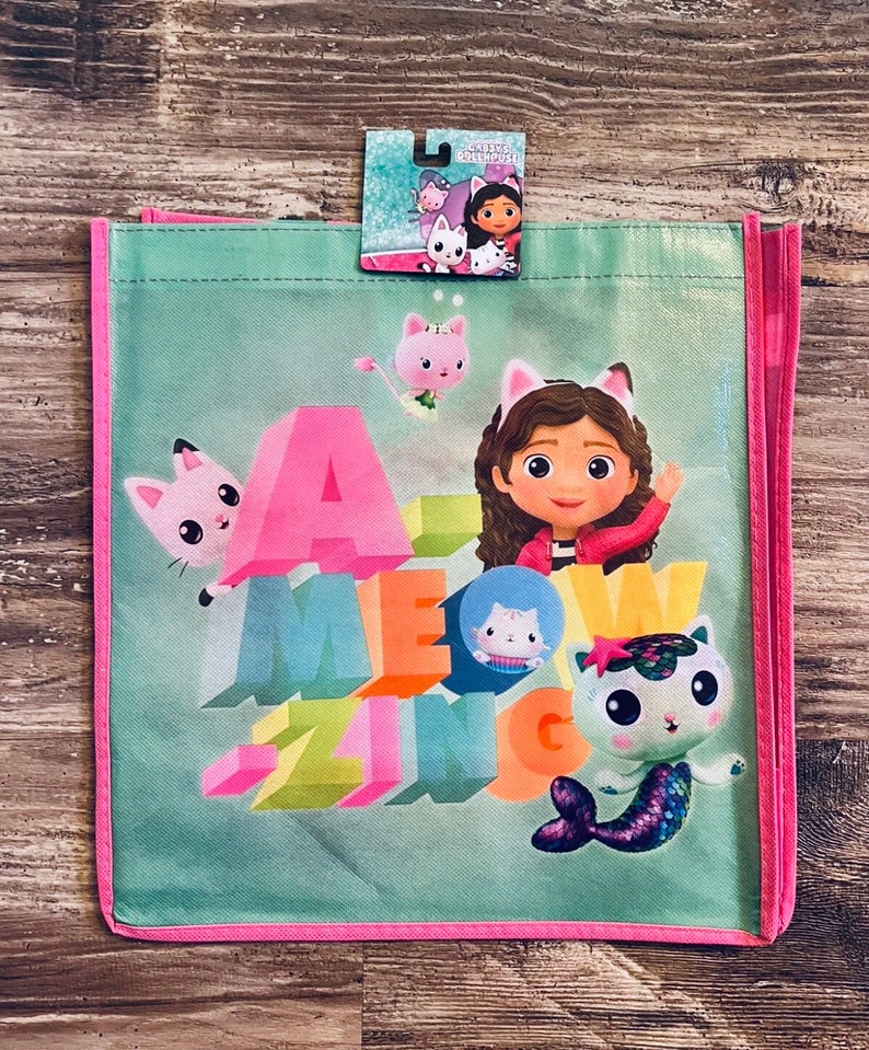 Gabbys Dollhouse Reusable Gift Tote Bags Etsy