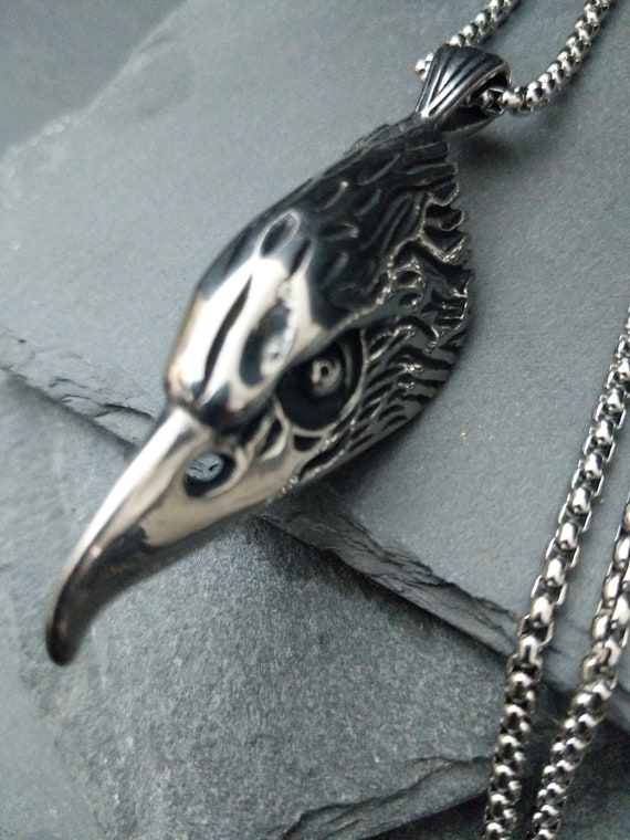 Statement mens silver necklace sale