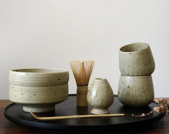 Matcha Bowl Handmade – Jingdezhen Ceramic Chawan, Artisan Tea Bowl