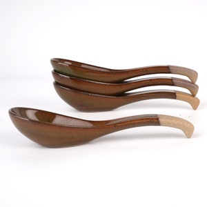 Ceramic Soup Spoon | Japanese Spoon | Ceramic Spoons | Ramen Spoon | Thanksgiving Serving Spoons| Christmas gfits,Christmas gifts coworkers