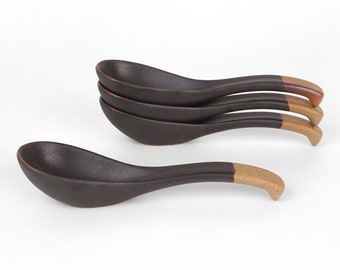 Keramik Suppenlöffel / Souper Papa / Souper Held / Vatertag / Geschenk für Papa / Huhn Nudel Löffel / personalisierter Löffel / Weihnachtsgeschenk