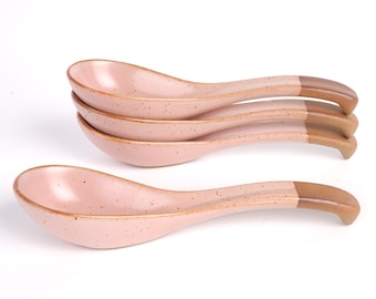 Keramik Ramen Löffel - Rosa Löffel - Geschenk für Weihnachten - Weihnachtsgeschenk für die Beste Freundin