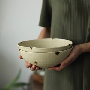 Ceramic Bowl With Lids Japanese Big Ceramic Ramen Bowl With - Temu