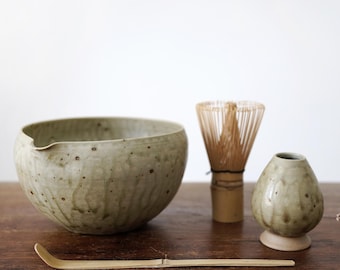 Matcha Bowl Handmade – Rustic Ceramic Chawan, Wabi Sabi Tea Bowl, Pottery, 22oz Chawan , Birthday Gift