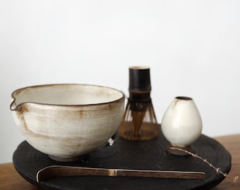 Matcha Bowl Handmade – Ceramic Chawan, Japanese Tea Bowl, Minimalist Pottery, Matcha Gift