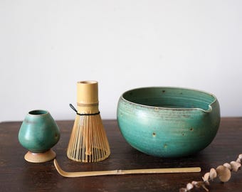 Matcha Bowl Handmade – Ceramic Chawan Gift, Japanese Tea Lover Gift