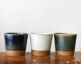 Ceramic Coffee mug ,350ml Coffee tumblers for filter coffee and flat white, in different colors, handmade ceramic, stoneware,Christmas Gift