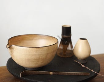 Matcha Bowl Handmade / Ceramic Chawan/ Optional Matcha Set  / Chawan / Tea bowl