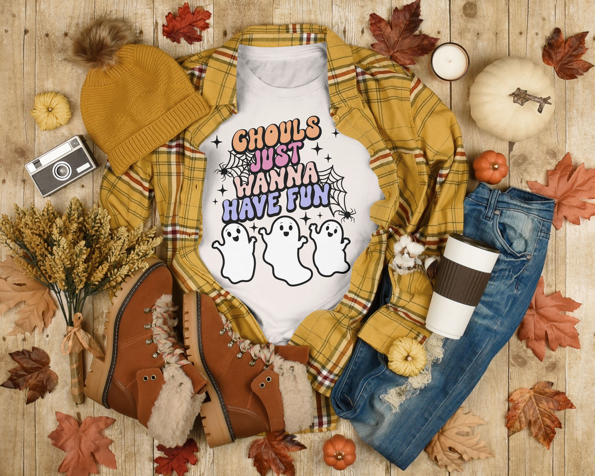 Retro Halloween SVG PNG, Cute Ghost Svg Bundle, Halloween Svg Bundle ...