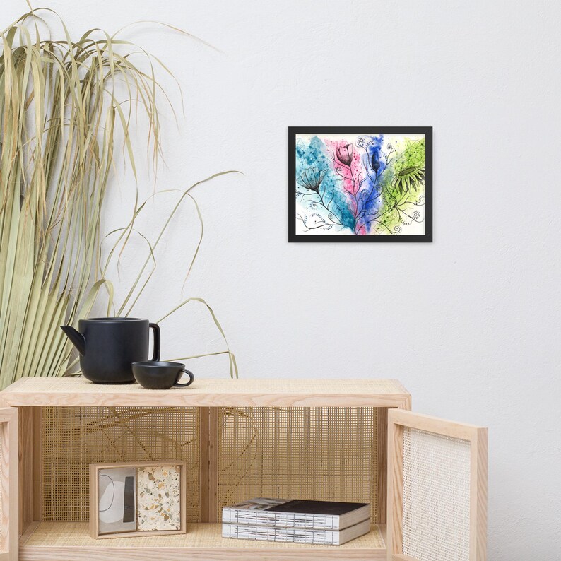 Abstract Wall Art Print, Be Free, High Frequency, Spiritual Healing ...