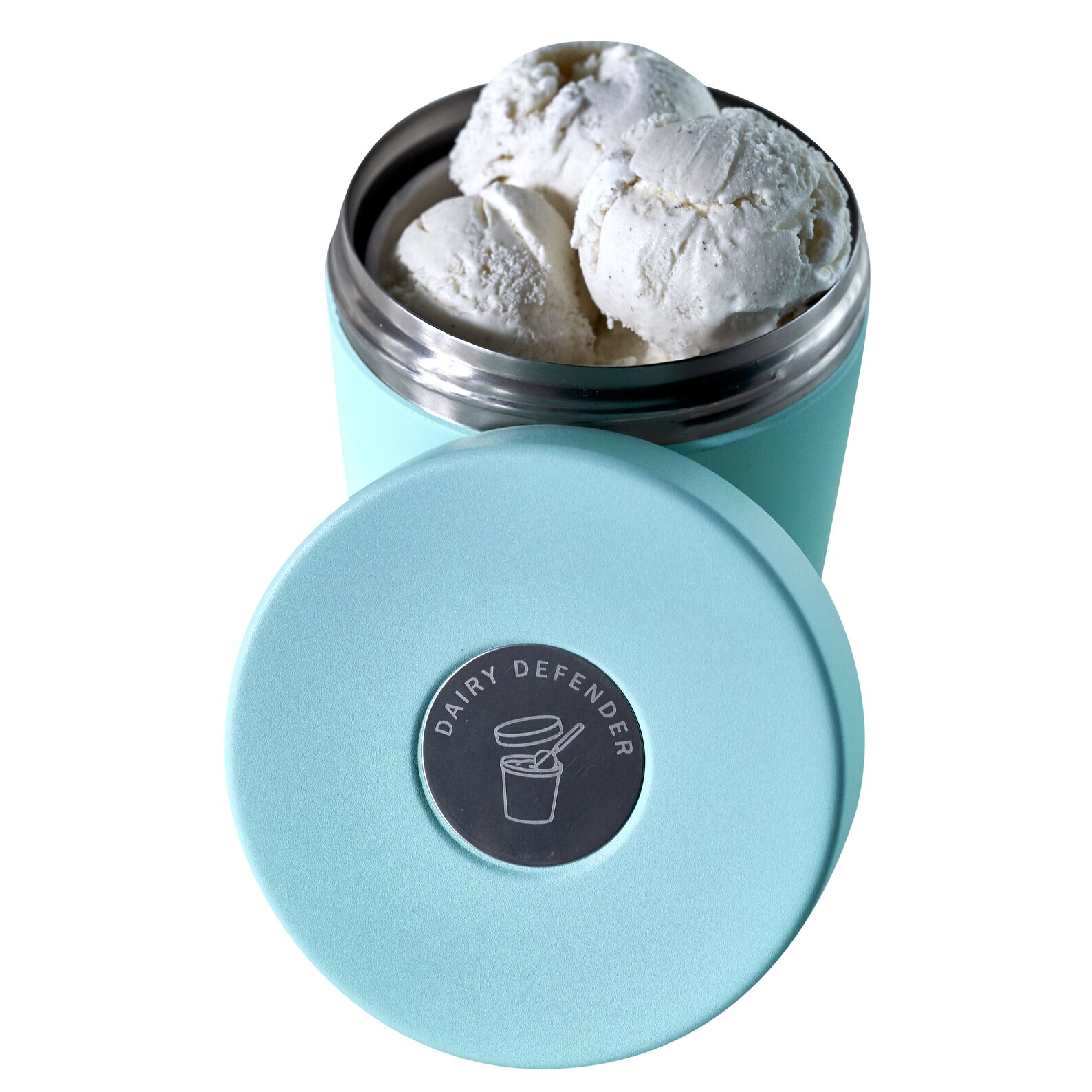 Ice Cream Storage Container Stainless Steel Double Wall Vacuum Etsy