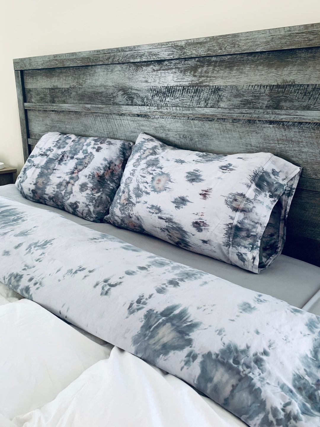 Watercolor Tie Dye Ice Dye Pillow Cases Standard and King Etsy