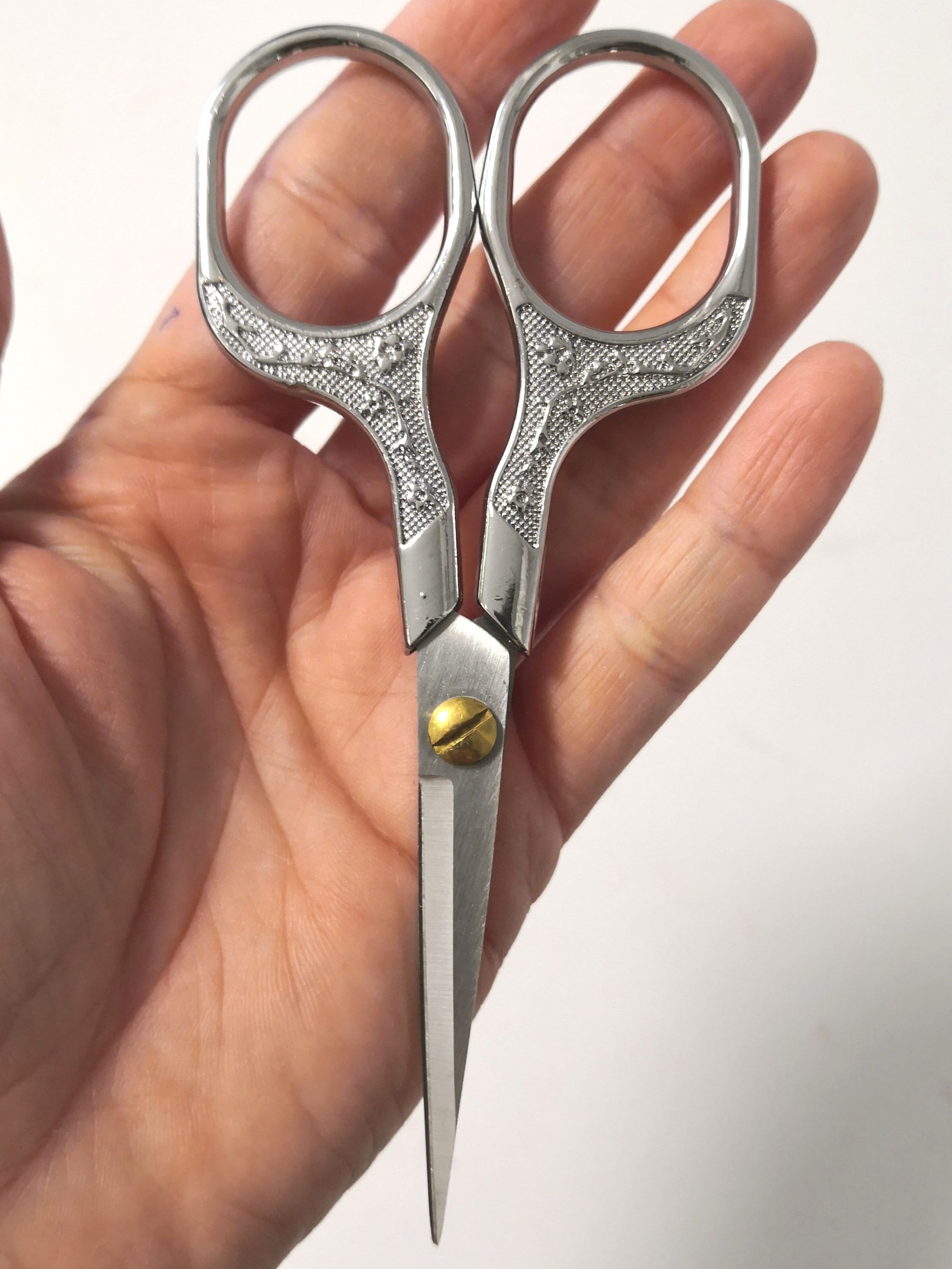 Miniblings Schere Gerade 12 Cm – Handarbeitsschere Für Nähen, Basteln & Feine Schnitte