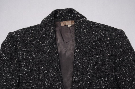 90s Perry Ellis Portfolio 100% Wool Tweed Suit Ja… - image 5