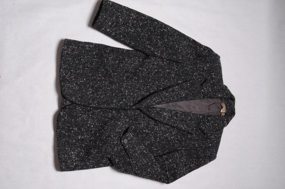 90s Perry Ellis Portfolio 100% Wool Tweed Suit Ja… - image 3
