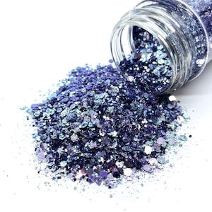 Mystical - Chunky Glitter Mix - Iridescent color shifting glitter for tumblers, resin, nail art, crafts and more