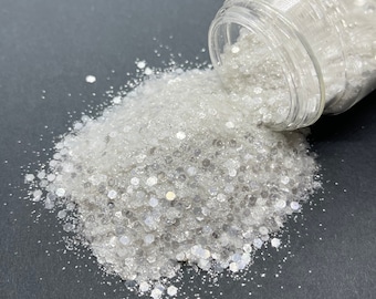 First Snow  - Chunky Mix - Metallic glitter mix for tumblers, resin, nail art, crafts and more
