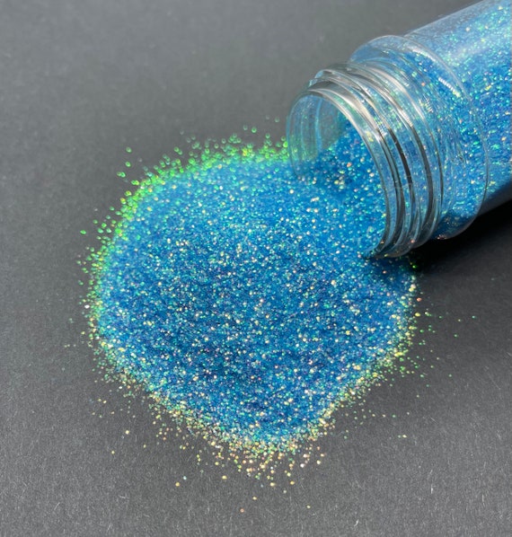 Pool Day fine Fine Glitter Mix Neon Iridescent Blue Glitter for Tumblers,  Resin, Nail Art, Crafts, and More Blue Glitter 