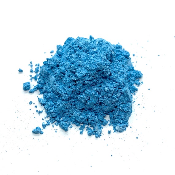 Light Blue Mica Powder Cosmetic Grade for Resin, Nail Art, Cosmetics, Soap  Making, Painting and More 