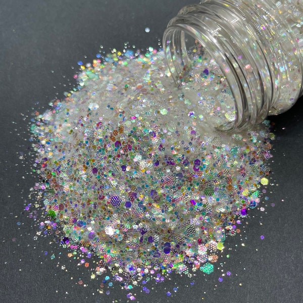 Just a Little Magic - Chunky Glitter Mix - Color Shifting Glitter - Tumblers, Resin, Nail Art, Crafts, Cosmetics - Multi Colored Glitter