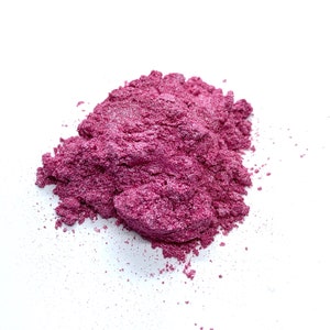 Pink Mica Powder Cosmetic Grade for resin, nail art, cosmetics, soap making, painting and more
