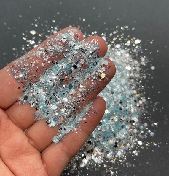 Iridescent Star Shaped Glitter, Solvent Resistant Tiny Star Glitter  Polyester Glitter Nail art glitter Tumbler glitter Body glitter