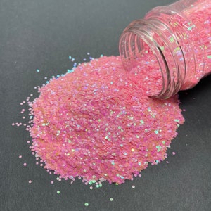 Pink Flamingo Chunky Glitter – Iridescent Color Shifting, Resin Crafts